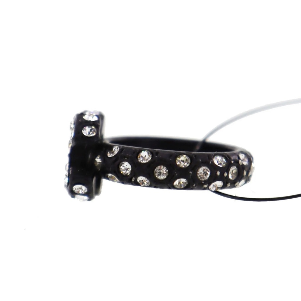 Chanel CC Rhinestone Ring - Picture 5 of 12